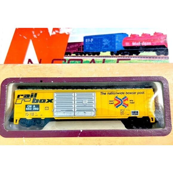 2 VINTAGE NIB Life Like RF & P and CNA Rail Box Freight Box Car N Scale - Picture 9 of 13